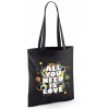 Baumwolltasche - All you need is Love